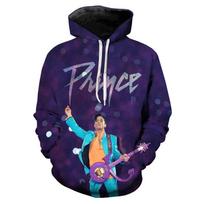 Prince Rogers Nelson 3D Spausdinti Gobtuvai Vyrams Moterims Laisvalaikio Mados Palaidinės Per dydį Gobtuvas Vaikams Megztiniai Sportiniai Drabužiai XL blue