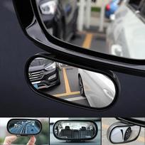 2Pcs Car Mirror 360 Degree Adjustable Wide Angle Side Rear Mirrors Spot Snap Way For Parking Auxiliary Rear View Mirror juoda