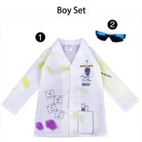 Autentiškas Pašėlusio Mokslininko Kostiumas Vaikams Helovynui Ir Cosplay Šaliai Boy Set,M red