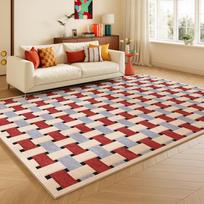 Dopamino spalvos svetainės dekoravimo kilimas Didelio ploto kilimai miegamajam Plaunama svetainės grindų kilimėlis Neslystantis rūbinės minkštas kilimas 80x120cm