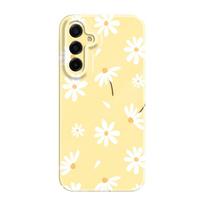 Paprastas ramunėlių telefono dėklas, skirtas Samsung Galaxy A57 A37 A17 A56 A36 A26 A16 A06 A55 A35 A25 A15 A05 4G 5G, su plėvele, kietas dangtelis Samsung A57 5G