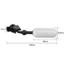 4-Point Mini Fish Tank Plastic Float Valve for Humidifiers and Small Water Tanks white
