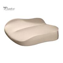 Tailbone Pain Relief Cushion Memory Foam Car Seat for Driving, Ergonomic Sciatica And Back Pressure Pad Relief, Non-Slip Driver Truck Office smėlis