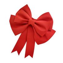 Kalėdinis didelio lanko papuošimas vestuvėms didelio lanko ornamentas šventiniam medžio vainikui verandos lango durų dekoravimui 50cm red