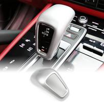 Carbon Fiber Gear Shift Knob Trim Cover for Porsche Cayenne 2018-2023 Interior Accessories 200000182:691 juoda