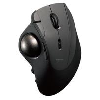 Elecom Trackball Mouse IST PRO Multi-Connection Bluetooth Wireless 2.4GHz Wired Bearing Support 10-Button Black M-IPT10MRSBK