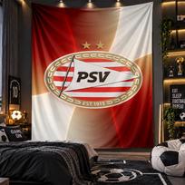 Sieninis gobelenas PSV Eindhoven FC spaudinio audinys svetainei, miegamajam, namų dekoravimui 130cmx150cm