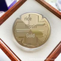 Shuibei 999 Pure Gold 'Get Rich Soon' Coin - 520 Peace and Joy Gift for Girlfriend Single Cookie