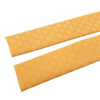 Racket Handle Grip Non Slip Heat Shrink Tube Heat Shrink Wrap Fishing Rod Wrap Bicycle Handle Grip Orange-35mm beige
