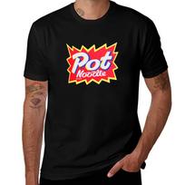 Pot Noodle Instant Snack design TShirt Sweat Resistant Workout Tee Shirt L black