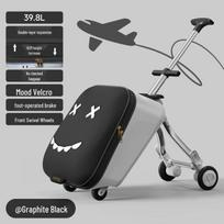Zinbang Vaikams skirta kelioninė vežimėlio lagamino kombinacija 20-inch gray