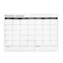 PET Material Dry Erase Calendar Peel and Stick Wall Decal Fridge Calendar Monthly Planner Giant Size Calendar Wall Mount balta