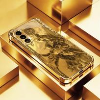Atsparus įbrėžimams Gražus Prabangus Galvanizuoto Stiklo Telefono Dangtelis, skirtas Samsung Galaxy S26 S25 S24 S23 S22 FE, Ultra, Plus, Atsparus smūgiams GalaxyS23