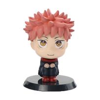 7cm Anime Jujutsu Kaisen Figūrėlė Itadori Yuji Gojo Satori Fushiguro Megumi Kugisaki Mielas Žaislinis Automobilio Dekoravimas PVC Modelis Dovana brown