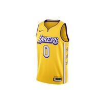 Nike NBA Lakers Kyle Kuzma No.0 Quick-Dry Sleeveless Basketball Jersey Men Tops Yellow AV4646-728 XL yellow