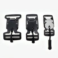 Taktinė magnetinė įdėklo sagtis | Savaime adsorbuojanti plastikinė diržo sagtis (20-38mm) Inner Diameter 2cm sidabras