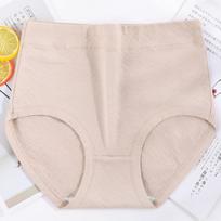 Didelio dydžio medvilninės kelnaitės vidutinio amžiaus moterims, mamai, kelnaitės aukštu liemeniu 6XL beige