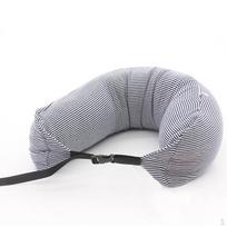 Foam Particles Travel Pillow Neck Head Cushion Outdoors Car office and Heimreise juoda