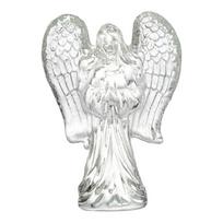 Clear Crystal Angel Figurine for Women Colorful Angel Statue Art Collectible Gift Praying Figurine Home Office Decors gryna