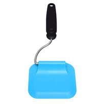 Adjustable Angle Spatula with Swappable Heads PPSU Non Stick Turner and Flipper for Eggs Pancakes Burgers Heat mėlyna