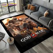 27 Stiliaus Kratos Karo Dievas Žaidimų Animacinis Kilimas Kilimas Svetainei Miegamajam Namų Sofos Dekoras, Vaikų Zonos Kilimas Neslystantis Grindų Kilimėlis 40x60cm( 15x23in ) gray