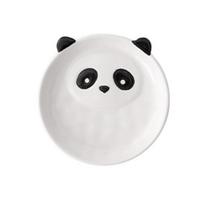 Yousheng 390ml Ceramic Mug Cartoon Panda Shape Large Capacity Ceramic Coffee Mug with Chinese Elements High Temperature Resistant Office C white