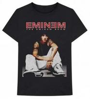Garsus reperis Eminem marškinėliai vyriški madingi marškinėliai TKids Hip Hop viršutiniai drabužiai marškinėliai vyrui ir moteriai marškinėliai Rock Camisetas berniukų marškinėliai L brown
