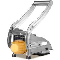 Professional Stainless Steel French Fry Cutter with 2 Blades Heavy Duty Potato Slicer for Fries Vegetables Carrots & Cucumbers sidabras