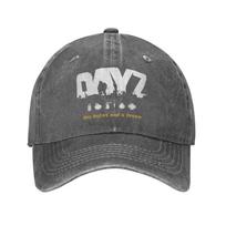DayZ One Bullet and a Dream Washed Baseball Cap  Fitted Retro Sun Hip Hop Hats Summer Unisex Adult Outdoor Sport Baseball Caps One Size gray