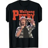 Allseason Apparel Wolfgang Petry Schlager Volksmusik T-Shirt - Heavyweight 180g Retro Music Icon Tee, Unisex Round Neck Suitable for Men & Women, 5XL įvairiaspalvis