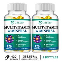 Multivitamin & Mineral 120 Capsules — Daily Nutrition, Immune Support, Antioxidant Support 120*2
