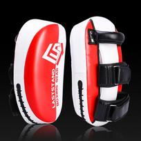 Professional Kick Target Taekwondo Muay Thai Sanda Boxing Training PU Leg Pad Striking Shield Professional Curved Kick Target - Black, 1pc black