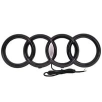 for 9O 273/285mm Dynamic Car Front Grille Emblem Streamer Badge Light A7 A3 A4 A6 Q3 Q5 Q7 Q8 Logo Modification Accessories 0O 285mm-Blue Light