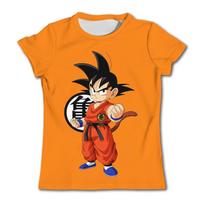 Vaikiški marškinėliai Dragon Ball Z marškinėliai Anime marškinėliai Animaciniai Goku marškinėliai Berniukų drabužiai Vaikiški viršutiniai drabužiai 2025 Vasaros marškinėliai trumpomis rankovėmis 130 black