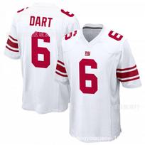 Jaxson Dart Giants 6 Blue Retro Football Jersey Men L