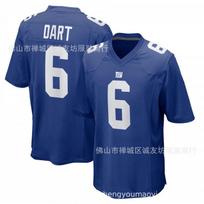 Jaxson Dart Giants 6 Blue Retro Football Jersey Men S