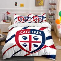 Cagliari Shield Bed Set Bedding Duvet Cover Set Duvet Cover Pillowcases  (1 * Duvet Cover 2 * Pillowcases, without duvet insert) 135x200cm blue