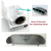 Tonepie Automatic Cat Litter Box Accessories Litter Baffle Sand Barrier Bin Door Pad Smart Cat Litter Tray Accessori TonePie gray