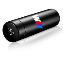 Išmanus automobilinis termosas su temperatūros ekranu, kavos puodelis BMW M E34 E36 E60 E90 E46 E39 E70 F10 F20 F30 X5 X6 X1 M3 M5 M6 E71 F01 F02 F87 juoda