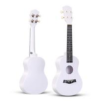 23-inch Beginner Children's Ukulele, Small Four-String Guitar, New Plucked Instrument white