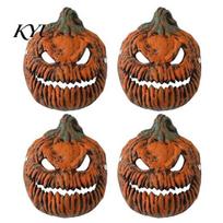 Baisi moliūgo kaukė Cosplay Helovino galvos šviesos dangtelio kaukei, 3D baisaus veido lempa, vaiduokliškų atrakcionų atspalvis, veranda, garažas, dėvimas kostiumas 4pcs A