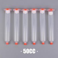 Dispensing Cylinder Syringe PP Tube Flux Container USA Type Glue Cockroach Cartridge Barrel 3CC 5CC 10CC 30CC 50CC Sub-Packing gray