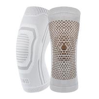 Graphene-Infused Heating Knee Pads for Middle-Aged & Elderly – Warm, Anti-Cold, Mugwort-Inspired Leg Protectors M [Single] šviesiai pilka spalva