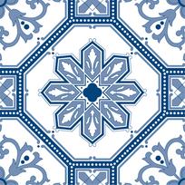 Poromoro Portuguese Spanish Style Azulejo Tile Stickers Peel Stick Kitchen Bathroom Mosaic Tile Stickers Set & - & - & - 16-Piece (¥11.9.29) gray