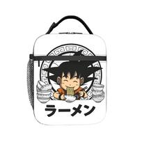 D-Dragon Ball Thermal Insulated Lunch Bag for School Japanese Anime Reusable Bento Box Thermal Cooler Lunch Box One Size