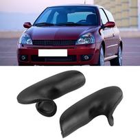 2Pcs Steering Wheel Thumb Grips Thumb Grips Car Accessories 8200058695 For Renault Sport RS Clio II MK 2 172/182 NONE black