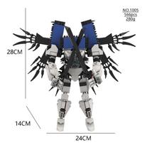 New Titan Skibidi Toilet 3-Armed Space King Twin Blades Flame Speaker Dual Cannon Monitoring BUilding Block Creative Kids Toy Paper Manual gray