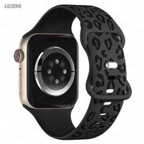 Dirželis Apple Watch Apyrankei 45mm 44mm 42mm 41mm 40mm 49mm 40mm Graviruota correa apyrankė iwatch series ultra 2 9 7 se 3 6 8 5 4 For Ultra1/2 49mm black