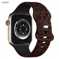 Dirželis Apple Watch Apyrankei 45mm 44mm 42mm 41mm 40mm 49mm 40mm Graviruota correa apyrankė iwatch series ultra 2 9 7 se 3 6 8 5 4 For 42mm 44mm 45mm black