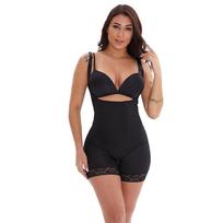 Women's Body Sculpting Shapewear with Zipper & Hook-and-Eye Waist Cincher - Abdominal & Hip Lifting Straps Bodysuit 3XL juoda